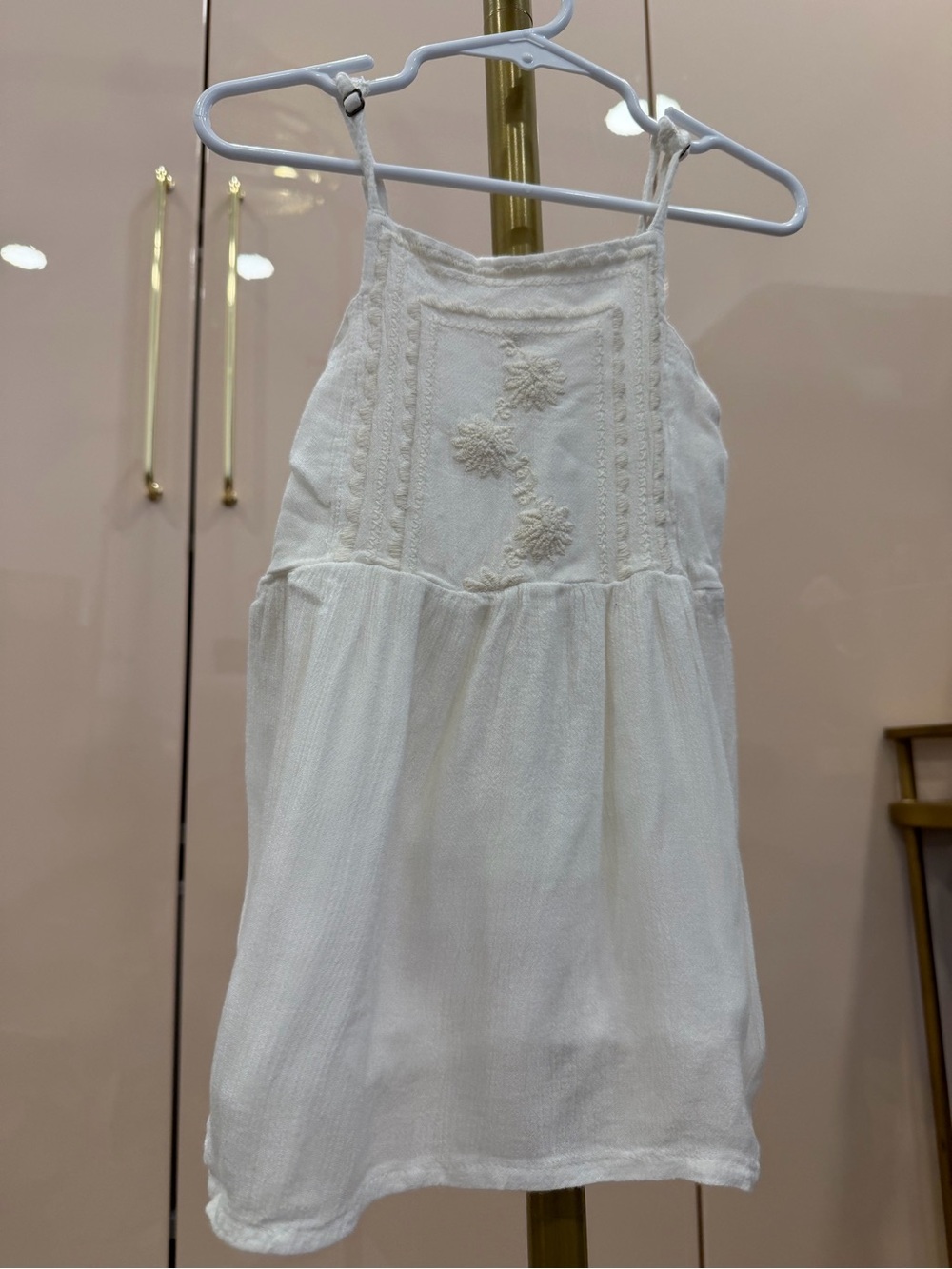 O'Neill Cream Embroidered Girls' Top